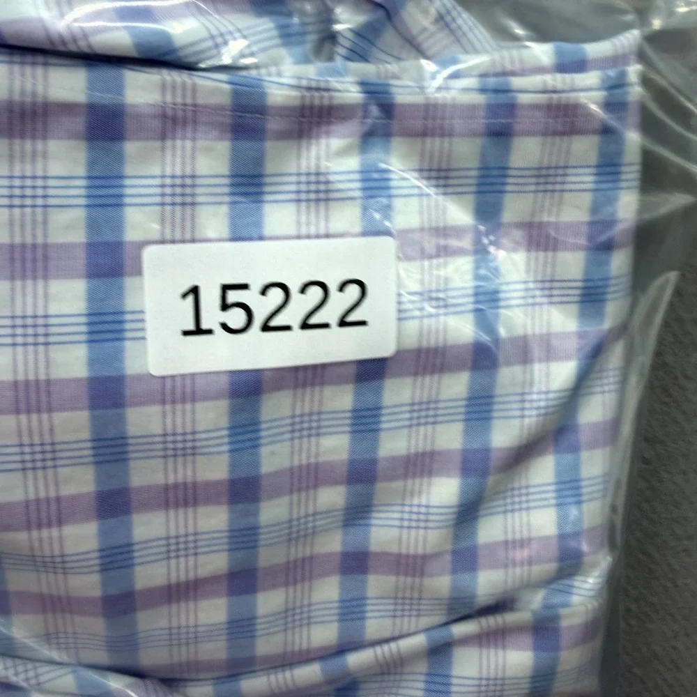 Banana Republic Shirt Mens XL Check Plaid Non-Iron Tailored Slim‎ Fit Button Up